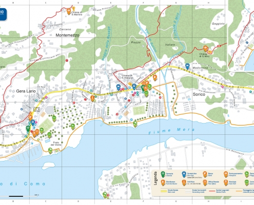 mappa Sorico e Gera Lario