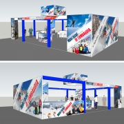 rendering stand montagne di lombardia