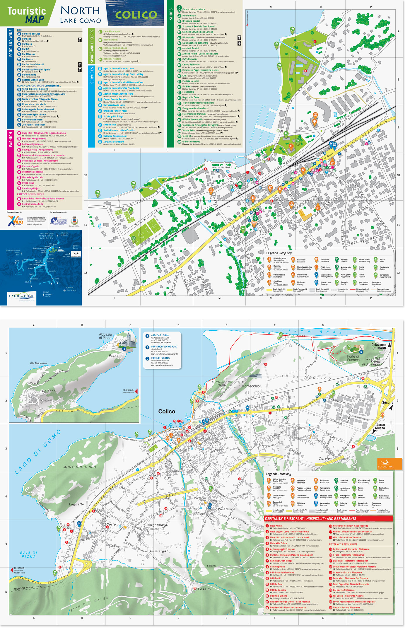 mappa Colico